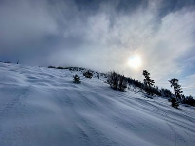 Looking back up towards the top