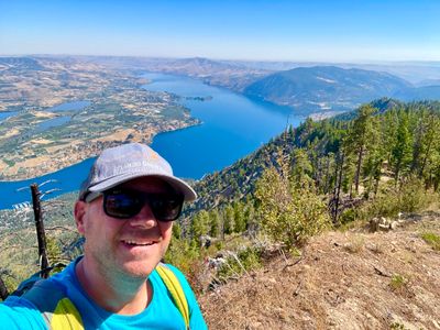 Selfie on the ridge